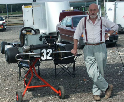Dad with Kart